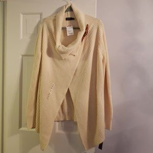 Cream cable knit sweater